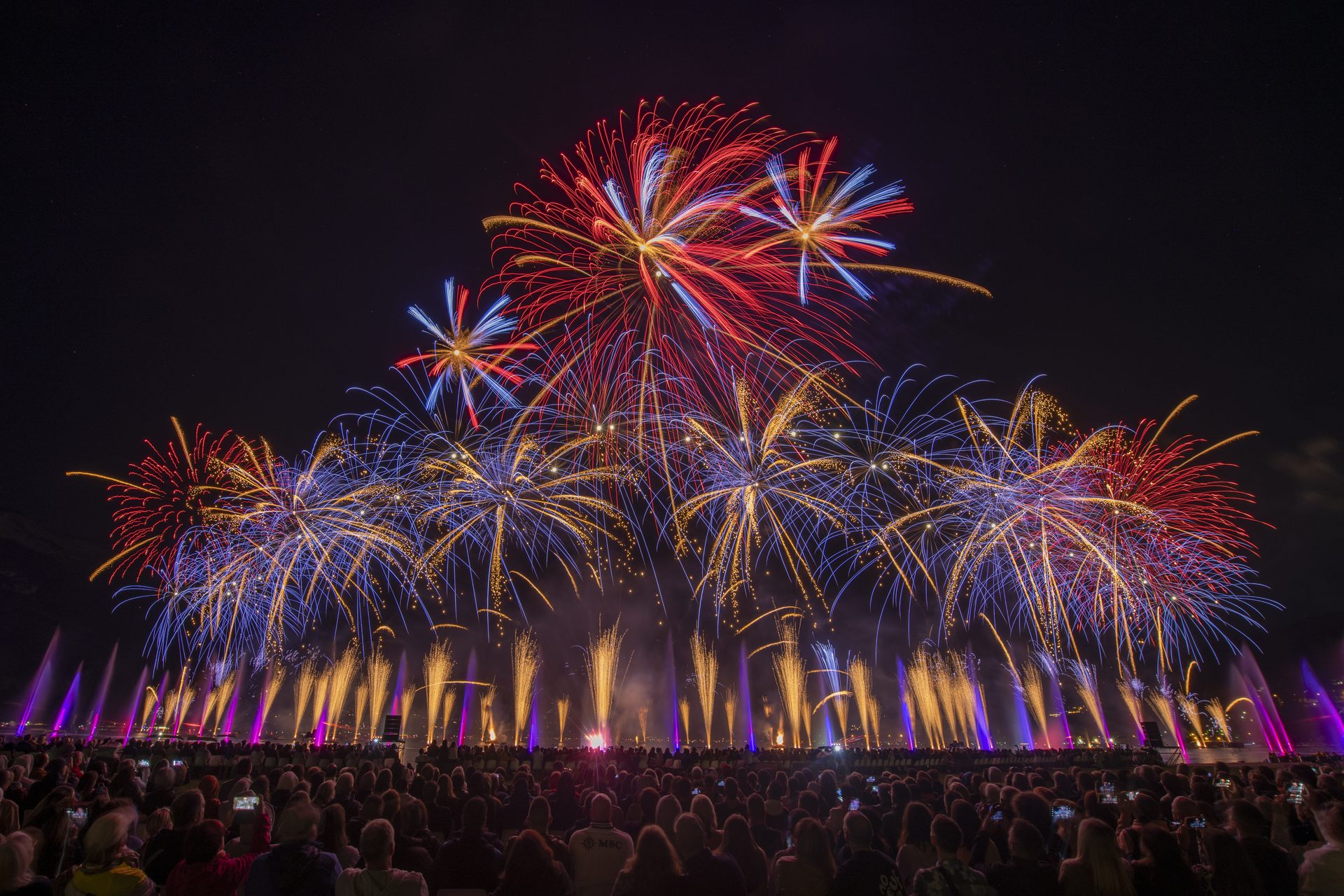 Feu d'artifice — Fête du Lac d'Annecy